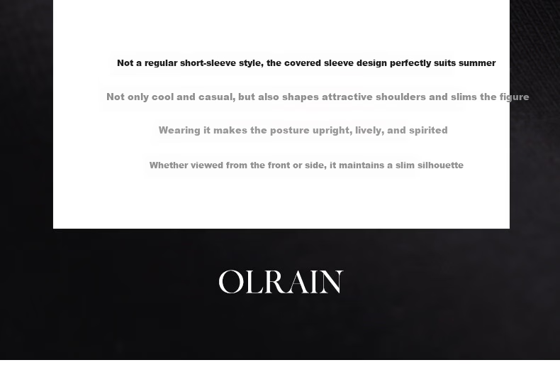 Olrain Cool Small Cap Sleeve Slim Fit Short Sleeve T-Shirt Summer Women's Short Top High Elastic Inner Wear Black S 8