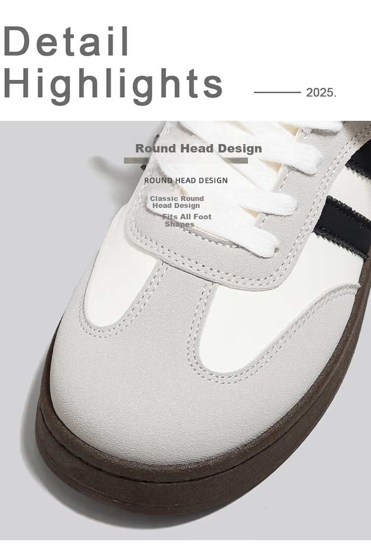 Global Original Vintage Style Black Women's Sneakers 2026 New Ins Versatile Thick Sole Height Increasing Skate Shoes 11