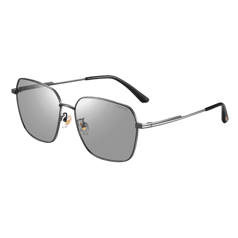 CAPONI Color-Changing Polarized Sunglasses for Men HUD Display Night and Day Driving UV Protection