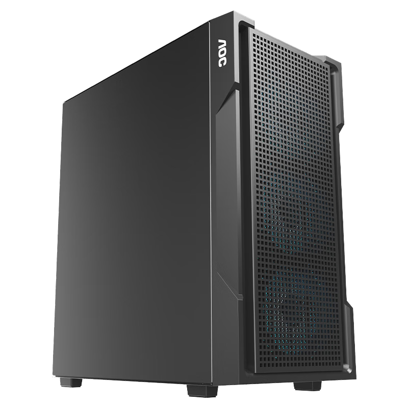 AOC CG397BSE Black Gaming Office Desktop Computer Case ATX Motherboard Support 240mm Water Cooling 8 Fan Slots Mesh Cooling 7 PCI Slots Compatible with 5070