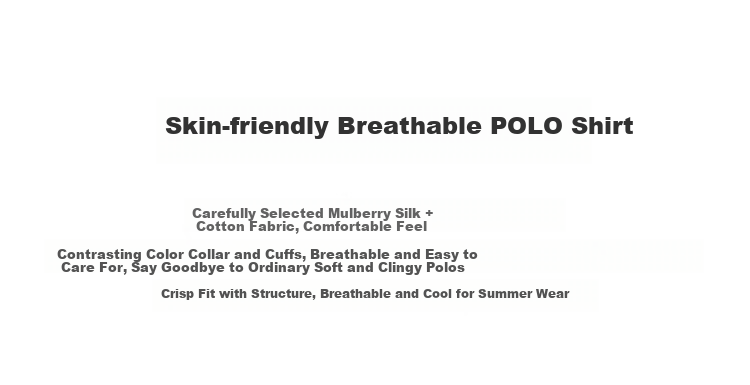 Andongniao [Mulberry Silk & Breathable Cotton] Luxury Business Summer Solid Color Short-Sleeve Polo Shirt, Men's Classic Versatile Collared T-Shirt 1