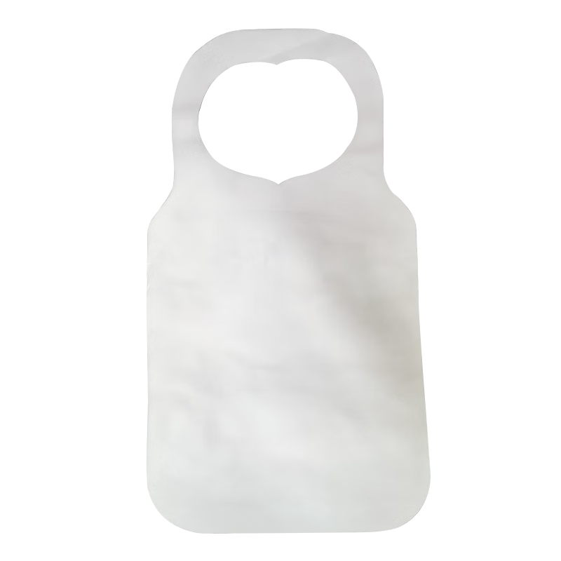 Dipuer Disposable Apron, Non-Woven Fabric, 30 Pieces, Hot Pot Eating Bib, Adult Waist Apron, Dining Scarf, Children's Bib, Neck Gaiter