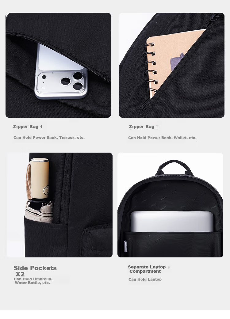 Li-Ning Backpack, 2026 New Lightweight Model, Unisex Schoolbag for Travel, Large Capacity Casual Commuter Laptop Backpack 4