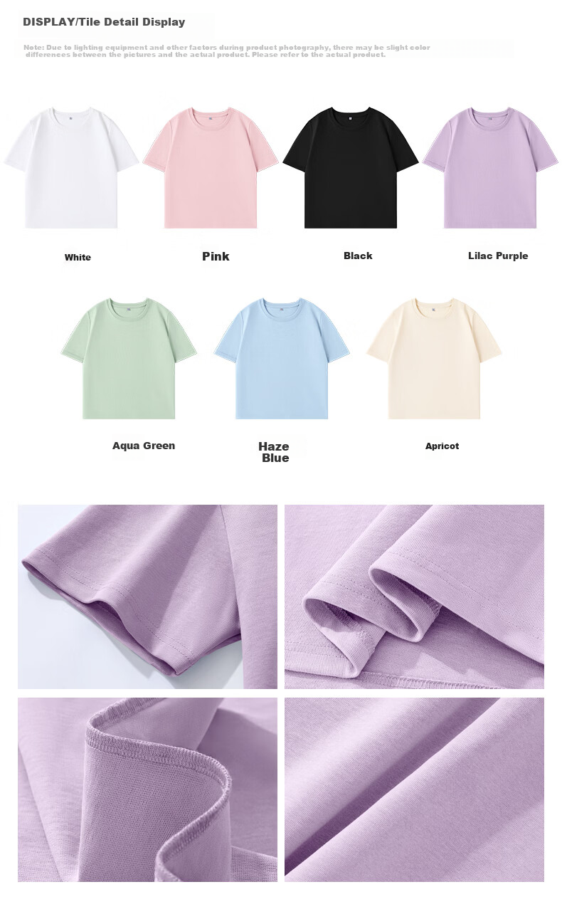 TonLion Pure Cotton Short Sleeve T-Shirt for Women, Slim Fit, Short Style, Trendy Korean Casual Comfortable Soft Top 4
