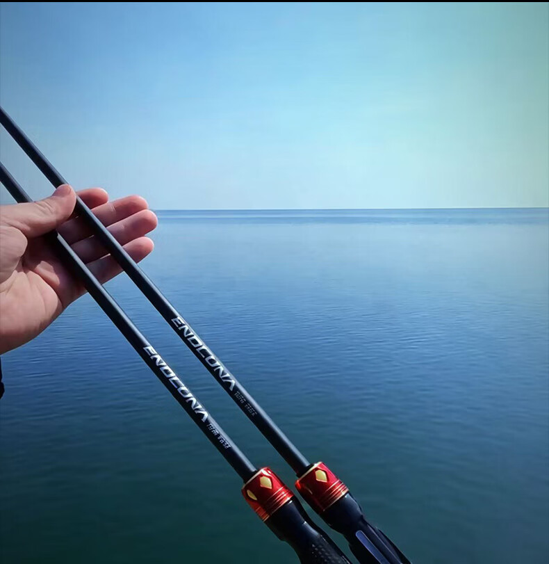 Jihu 1.98m Straight Handle Deluna M-Tuned Ultra-Fast Action Insect Rod Lightweight Lure Rod Versatile Fishing Rod Long Cast Lure Rod 18