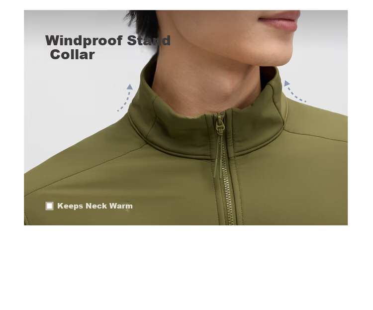 Beneunder Men's Jacket Windproof Fleece Liner Outdoor High Elasticity PM132 Dusk Black L 16
