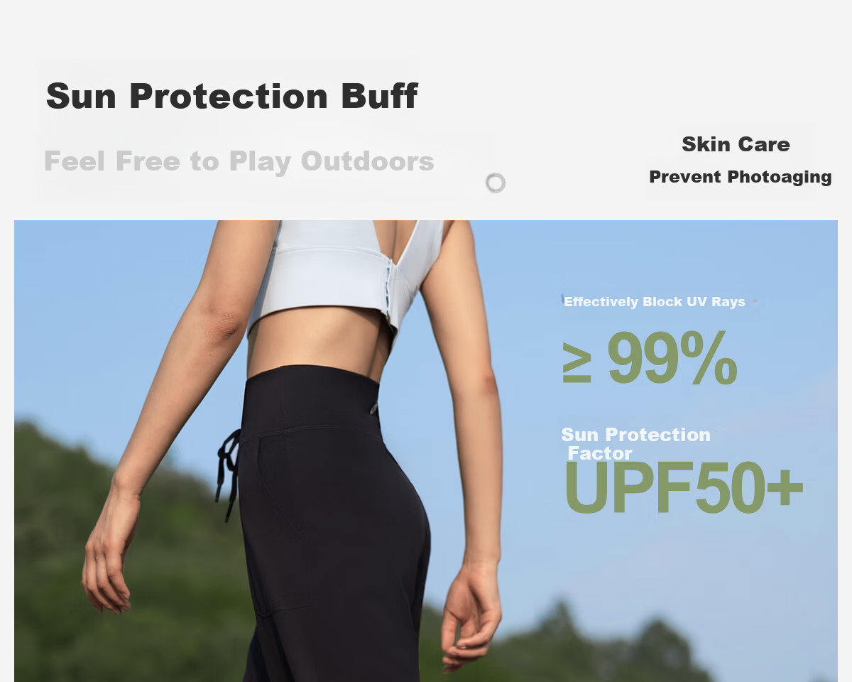 361° Yoga Pants Loose Fit 2025 New Sunscreen Straight Leg Long Pants Wide Leg Fitness Sports Pants for Women 7