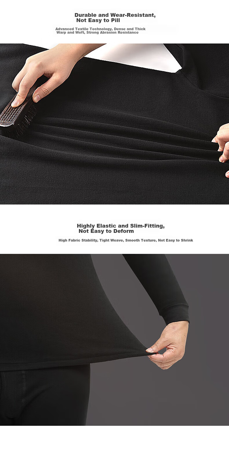 Hengyuanxiang Middle-Aged And Elderly [100% Pure Cotton Autumn Underwear Set] Women's Antibacterial Thermal Underwear Set, Thin Base Layer for Mom in Winter 13
