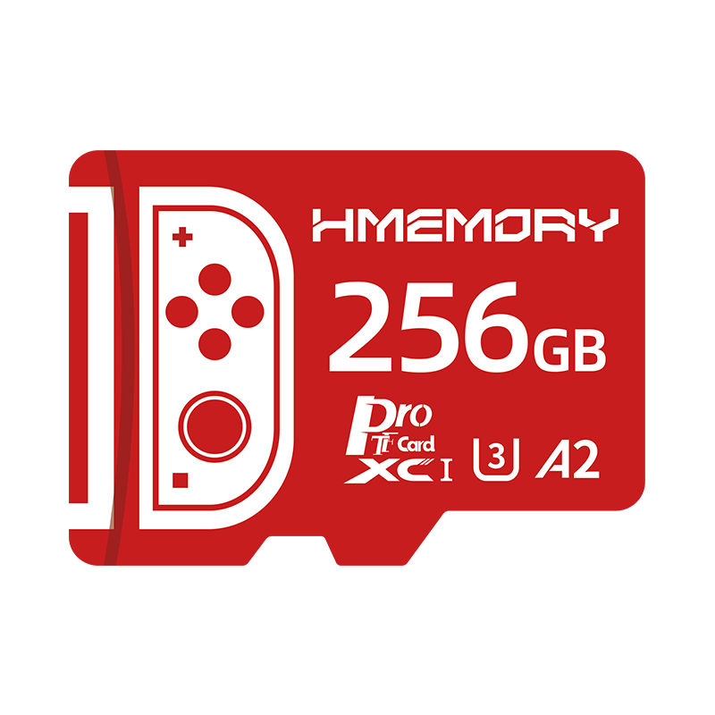 Huacun 256GB Memory Card High-Speed Storage for Nintendo Switch 3DS NS Game Console TF Card Steam Handheld SD Card