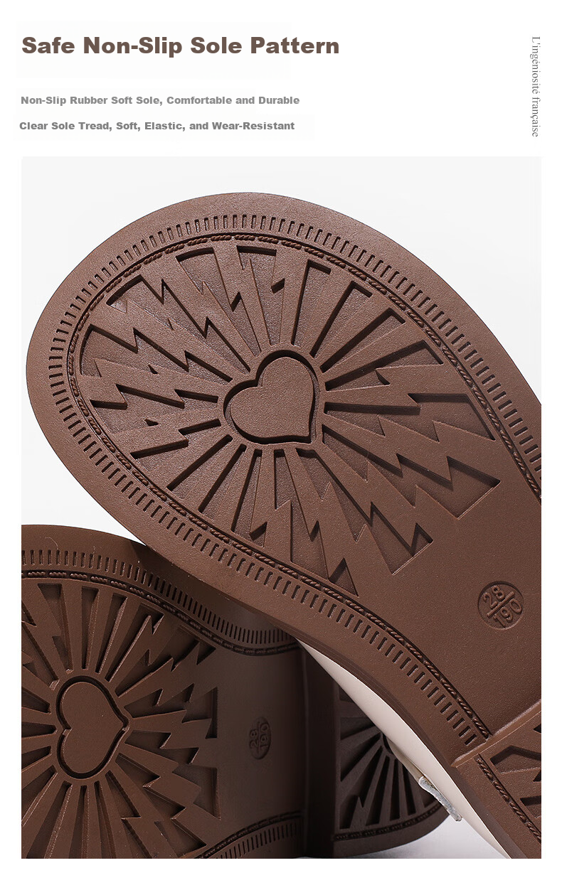 Aokang Kids Girls Soft Sole Mary Jane Princess Shoes Black Performance Shoes 2026 Spring New Model 9
