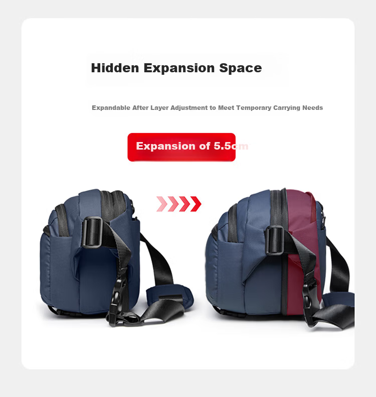 CROSSGEAR Cross Medal Single Shoulder Sling Bag One Camera Two Lenses Mirrorless DSLR Camera Photography Bag Drone Phone Storage Chest Bag 6