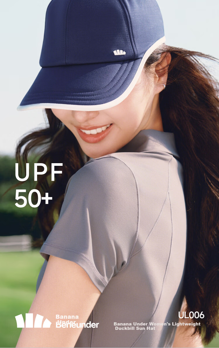 Beneunder Women's Lightweight Sun Protection Duckbill Cap Baseball Hat UV Protection Fashionable All-Face Sunshade Black 3