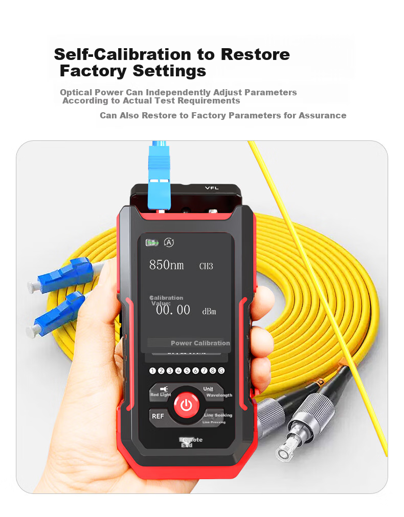 Smart Mouse NF-TH986 Cable Tracker Optical Power Meter Red Light All-in-One Network Tester Anti-Interference 18