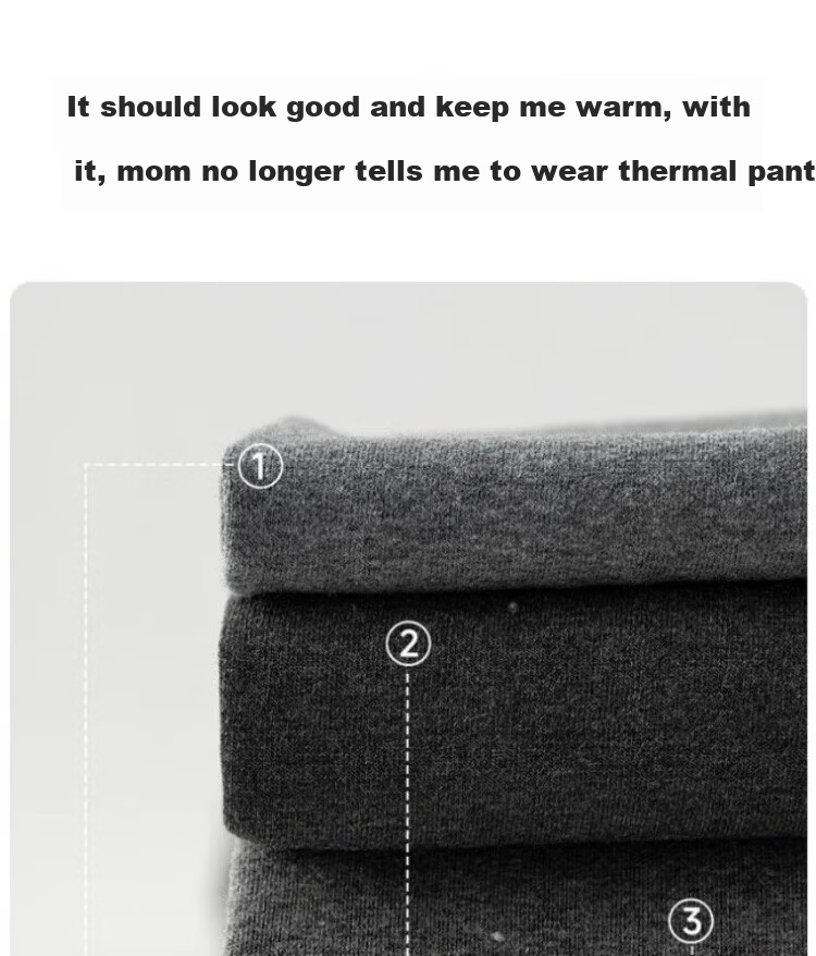 GUJIN Women's Autumn Winter Leggings Black Vertical Striped Fleece Lined Slimming Warm Tights Gray 4