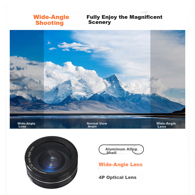 CAIZU Wide Angle Lens for Z18, Z102S Digital Cameras W37W