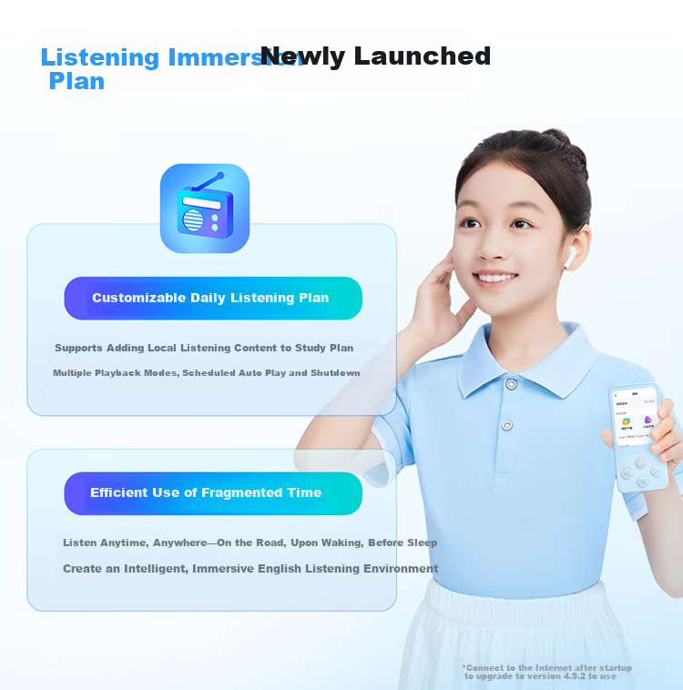 Youdao Listening Treasure E7Pro 64G [AI All-in-One Photo] English Learning Machine Listening and Reading Device Portable Listening Ear Training Study Machine Research Learning Machine Photo Learning M 14