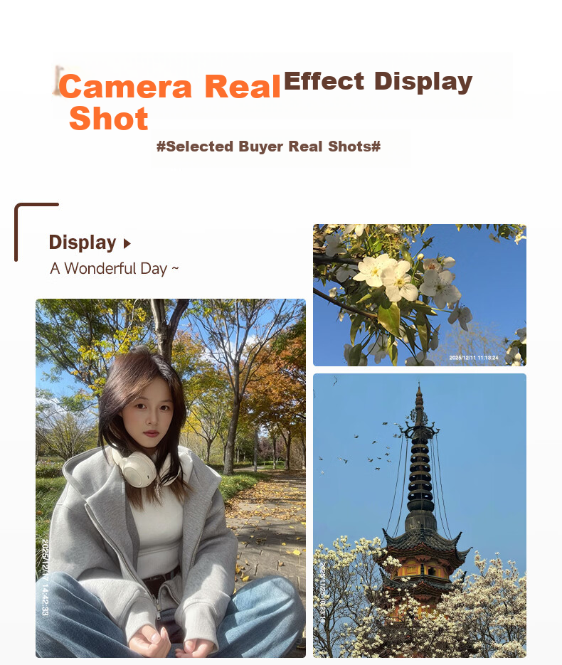 CAIZU 1/1.4 Inch Large Sensor Z18 Digital Camera 88MP Dual Camera Selfie 8K Video Professional CCD Compact Camera No Memory Card 26