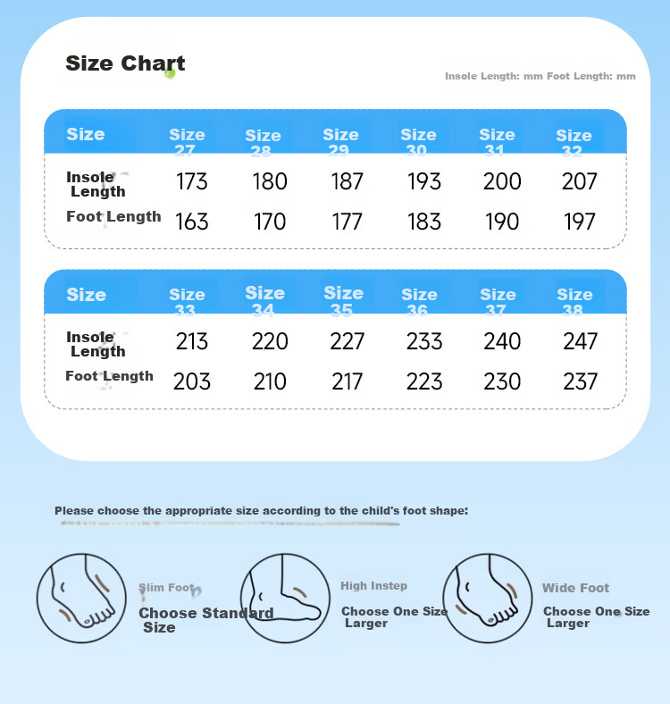 BOBDOG Boys' Summer Mesh Breathable Sports Shoes Casual Children's Running Shoes 103562001 Moonlight Blue/Light Moon Size 33 4