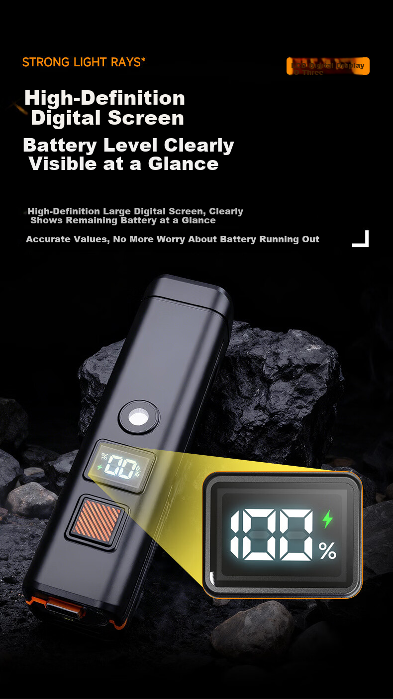 Huangchi Bicycle Light Smart Digital Display Front Light Mountain Road Bike Night Riding USB Rechargeable Kids Cycling Gear 11