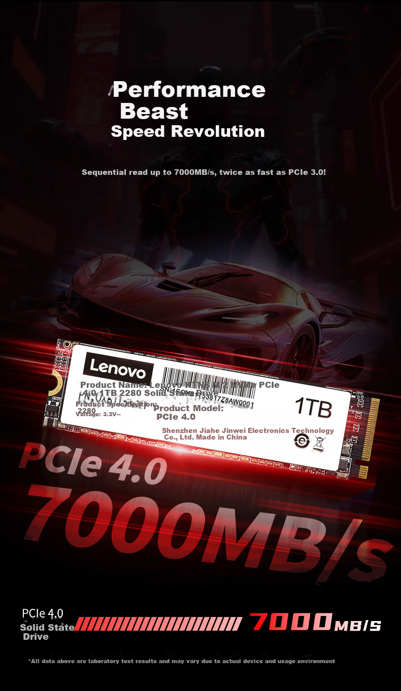 Lenovo 1TB SSD M.2 NVMe PCIe 4.0 for Legion KTN8 Series 3