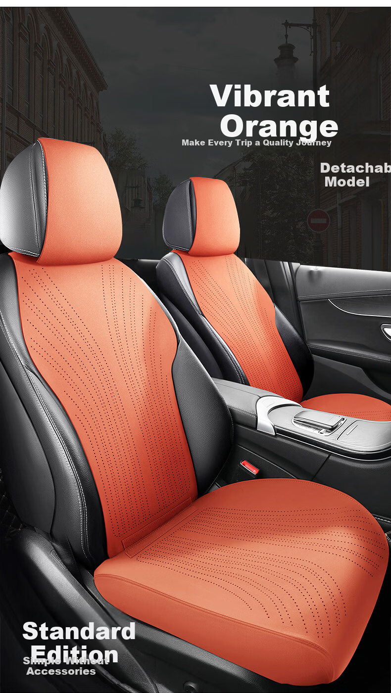 RATHBONE Car Seat Cushion All-Season Universal Suede Saddle Pad Universal Seat Cover for Volkswagen Lavida Passat Sagitar 18