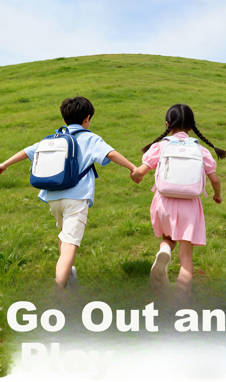 Warrior Children's Backpack Outdoor Travel Small School Bag Lightweight Stylish Primary School Spring and Autumn Study Tour Double Shoulder Bag 1