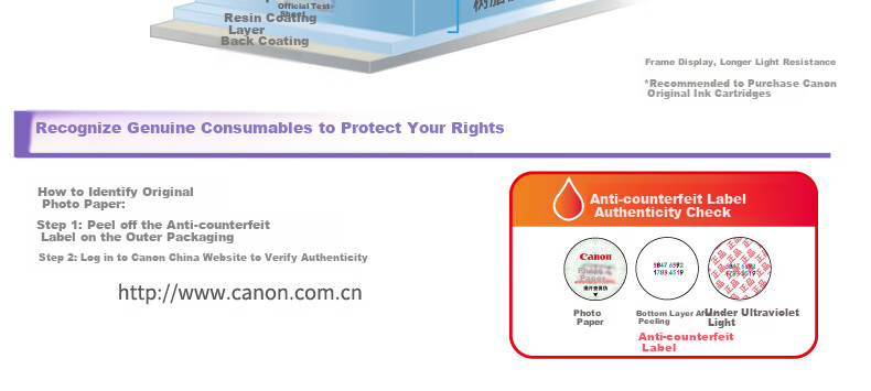 Canon PP-201 Original Photo Paper Premium Glossy Photo Paper High-Quality Professional Photo Paper Canon PP-201 4×6 (6 Inch 20 Sheets) 8