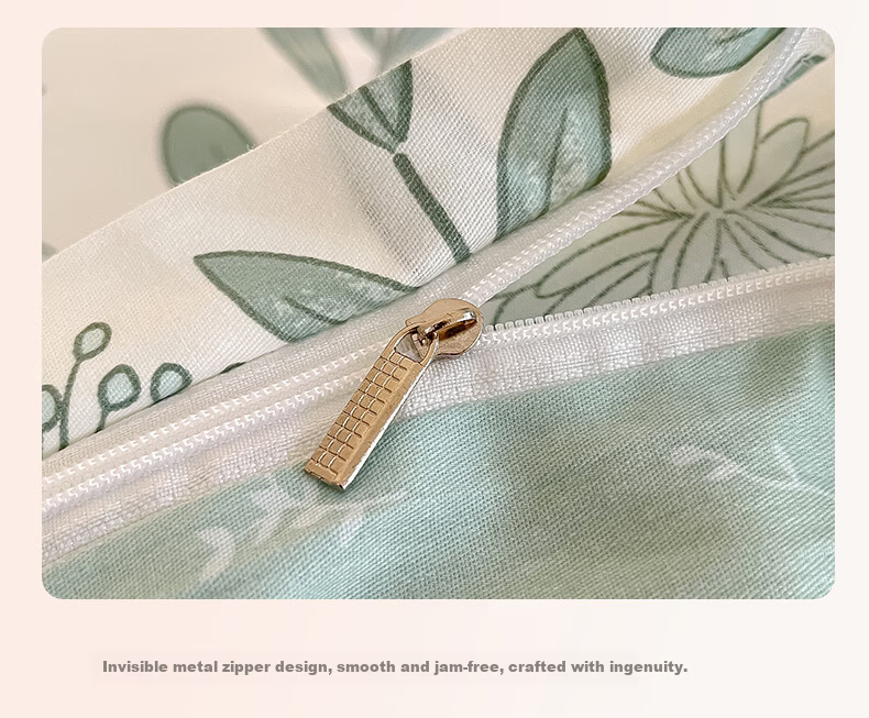 Hongdou 100% Cotton Quilt Cover Single Student Dormitory Cotton Quilt Case Single Full Cotton Quilt Core Cover 200*230cm Floral Cluster 11