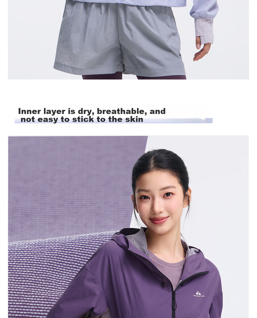 Toread Yang Chaoyue Star Butterfly Women's Outdoor Sun Protection Jacket Spring Summer Lightweight Breathable Hiking Sports Sunproof Skin Jacket 6