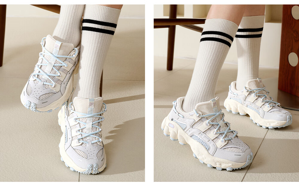 FILA Official Women's PILA Dad Sneakers 2026 Summer New Retro Casual Sports Shoes 18