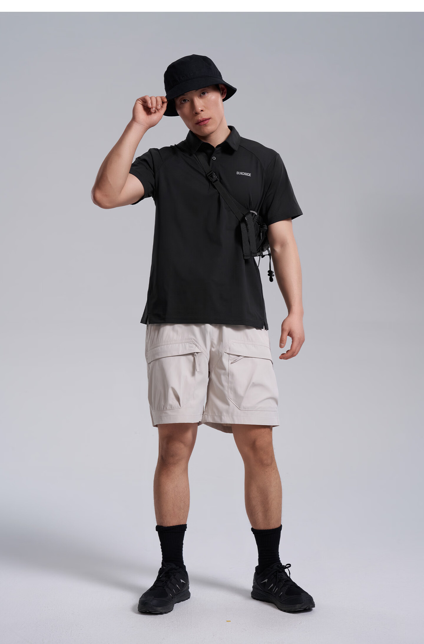 BLACKICE 26 New Outdoor Spring Summer Men's Sun Protection Short Sleeve Antibacterial Polo Shirt Moisture-Wicking Quick-Dry Half Sleeve T-Shirt F1522KH 13