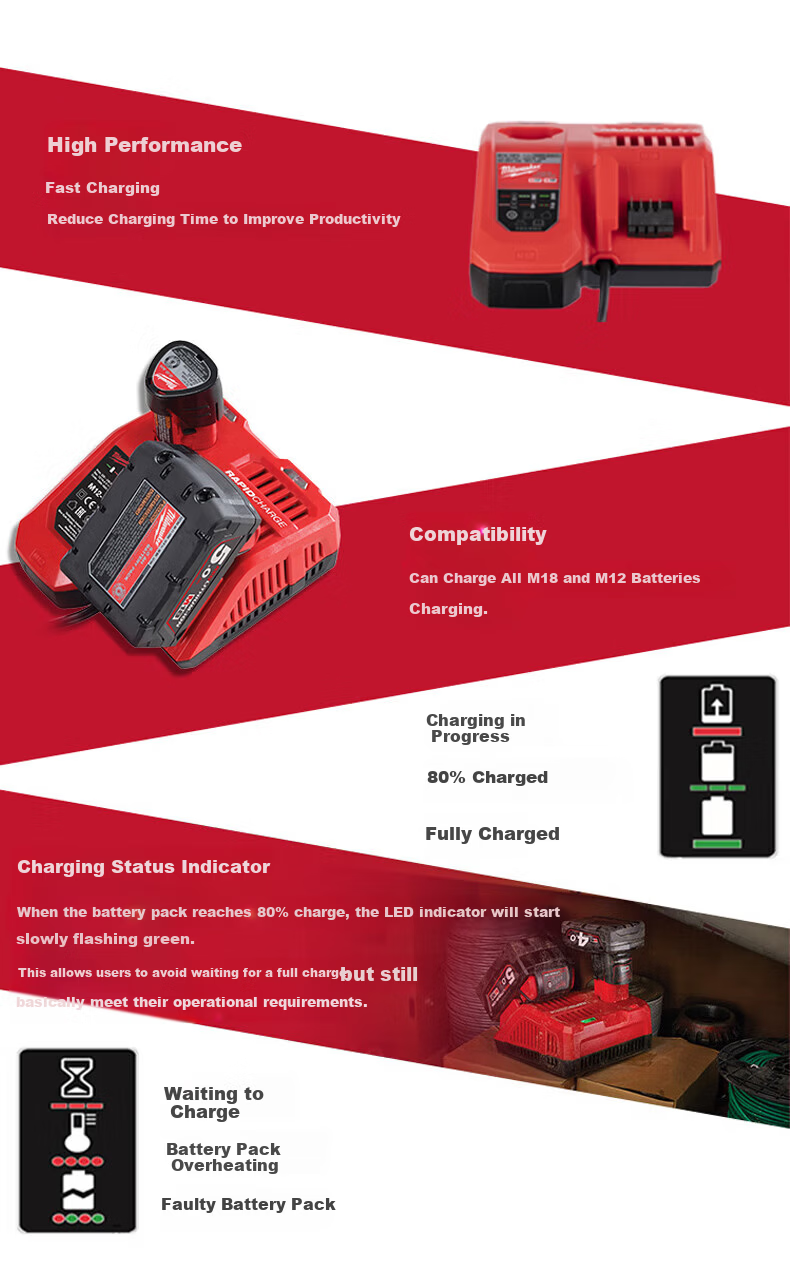 Miwok Miwoqi 12V Power Tool Lithium Battery M12 Original M12B2 BULK (12V 2.0Ah) 15
