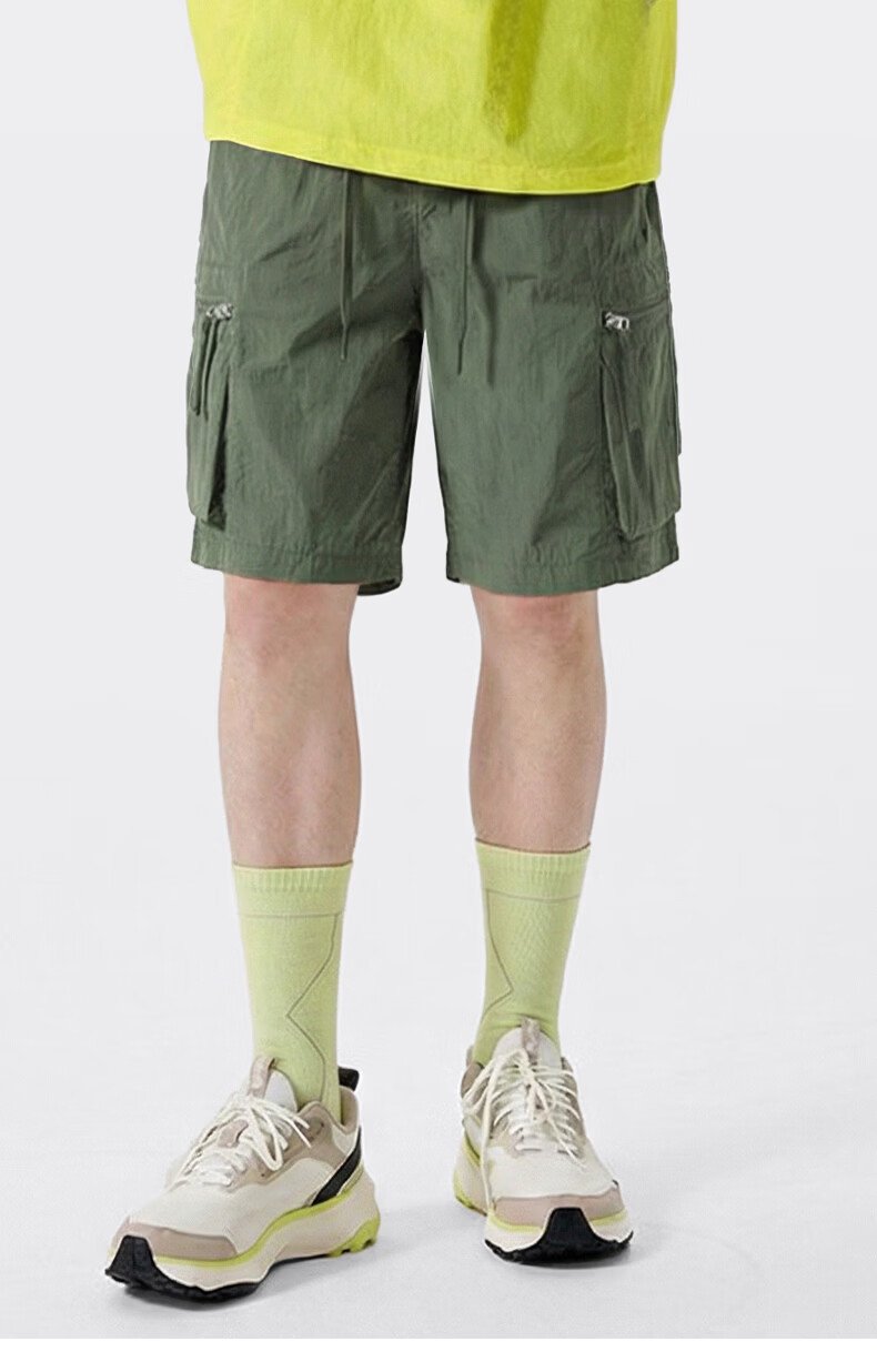 Jeanswest Men's Summer Shorts 2026 New American Style Functional Cargo Loose Fit Large Size Mid-Length Pants 15