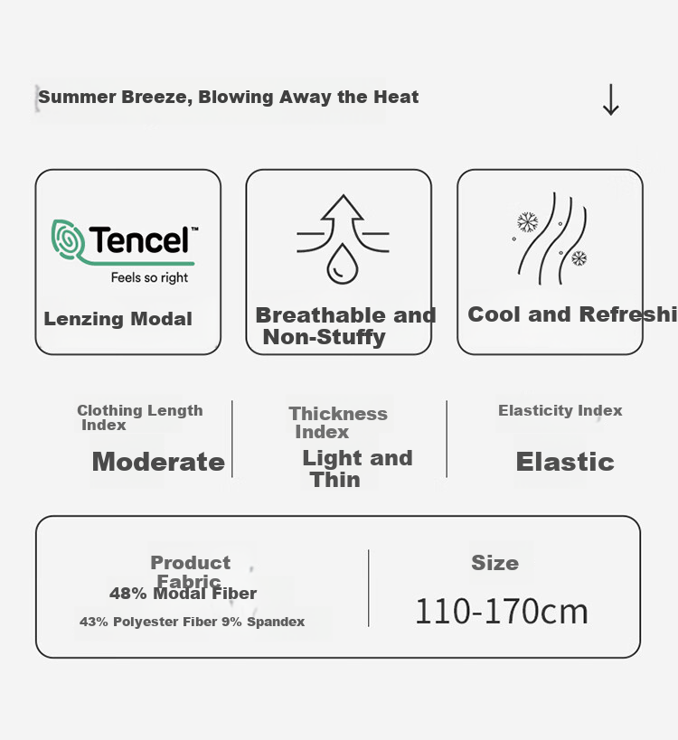 THREEGUN Kids Cooling Modal 3A Antibacterial Boys Girls Crew Neck Vest Aqua Green 150 5