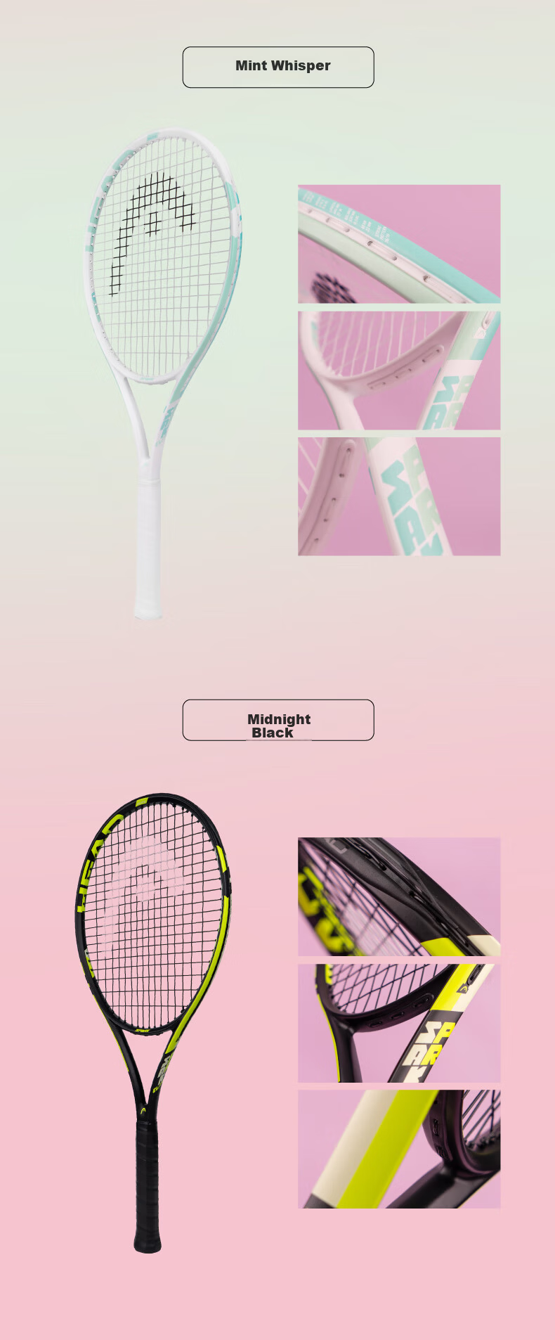 HEAD New Tennis Racket Beginner Unisex College Student Tennis Racket 9