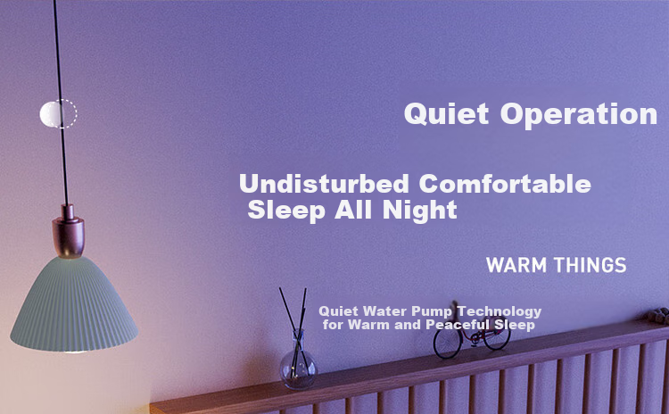 CHIGO [Water and Electricity Separation] Double Graphene Milk Velvet Water Circulation Electric Heated Mattress 1.8x2m 25