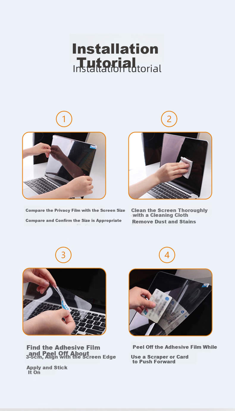 Jiasu Huawei MateBook 14 Screen Protector 2023/2022 Model 14-inch High Transparency Full-Screen HD Protective Film Easy to Apply 7