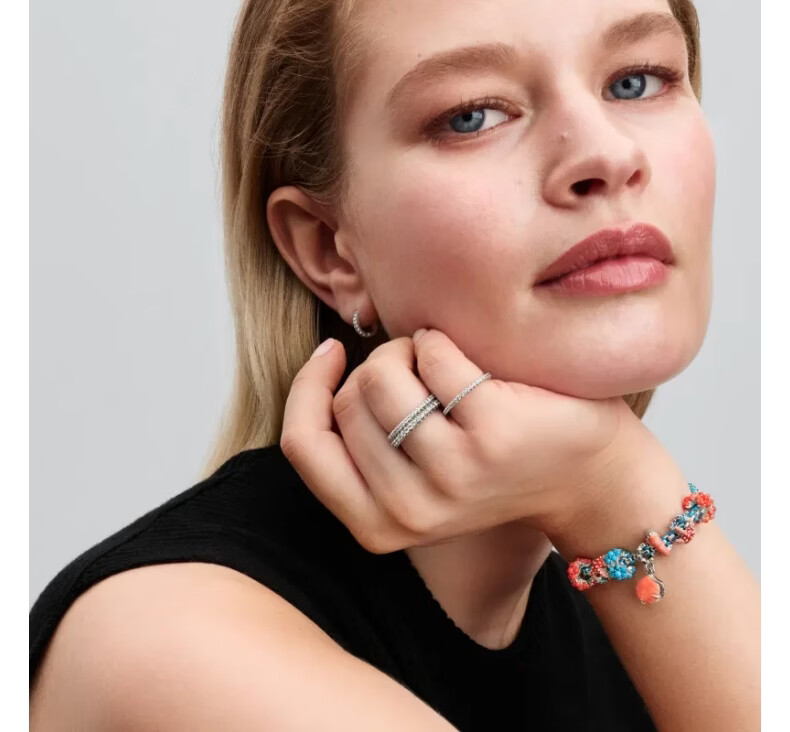 PANDORA Radiant Halo Ring Sparkling Premium Birthday Gift for Girlfriend [Qixi Festival Gift] 6
