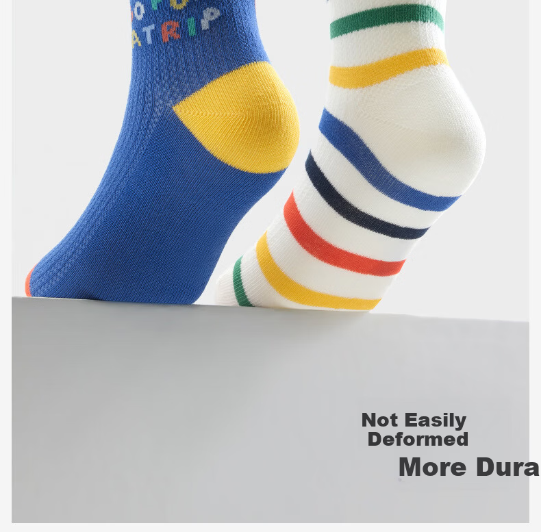 Nido Bear Kids Socks Summer Thin Cotton Boys Mesh Seamless Antibacterial Odor-Resistant Children's Class A Mid-Large Kids 16