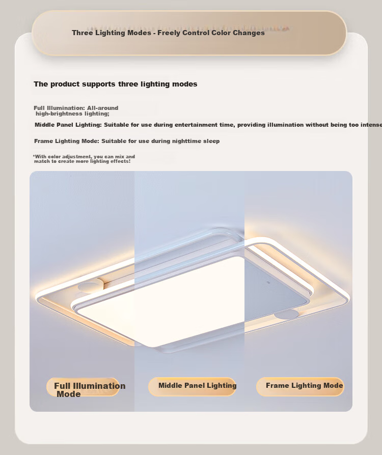Foshan Lighting Modern Nordic Ceiling Light for Living Room Bedroom Study Eye Protection Mi Home Smart Control 200W Qinglan 12