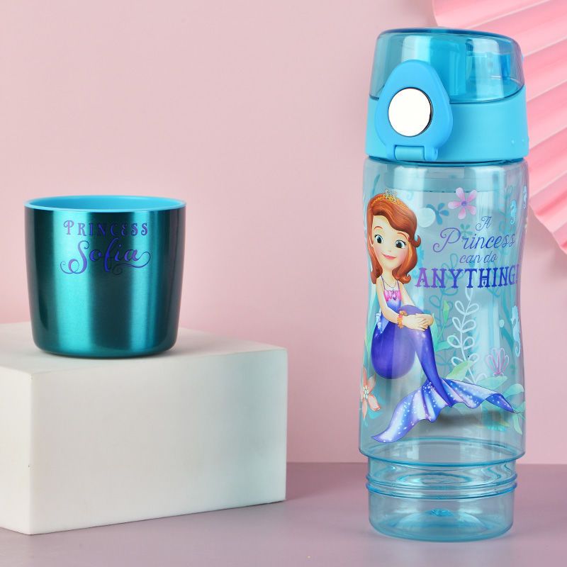 Disney Kids Water Bottle Summer Tea Infuser Portable Student Drinking Sports Bottle 570ml Mickey