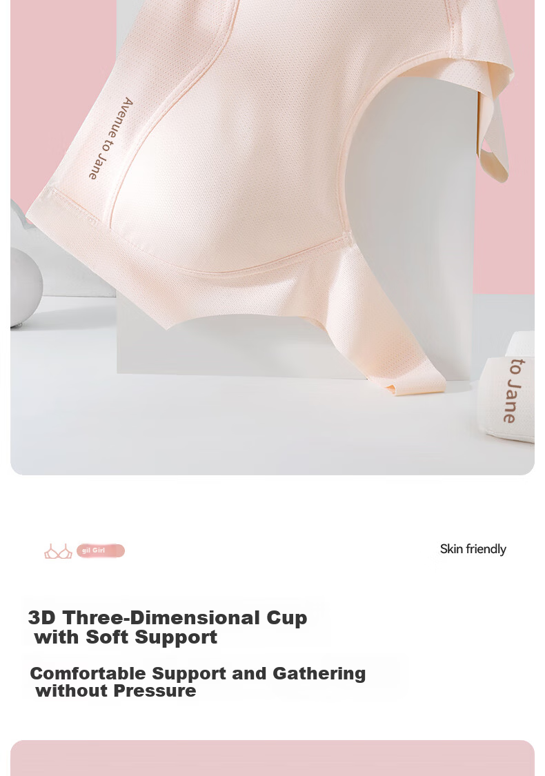 Xueqiman Developmental Period Girls Seamless Vest Underwear for Middle and High School Students 2