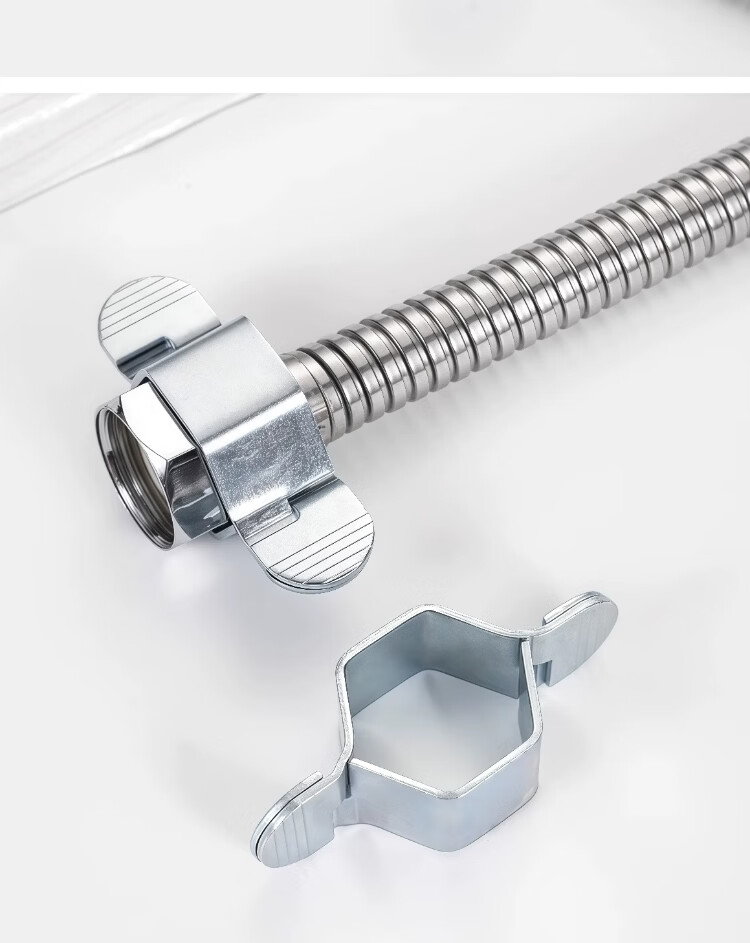 Gangyugongpin Flexible Pipe Wrench, 1/2 Inch Faucet Inlet Natural Color, 2-Piece Set, Toilet Angle Valve, Kitchen Sink Water Pipe Nut Removal Wrench 11