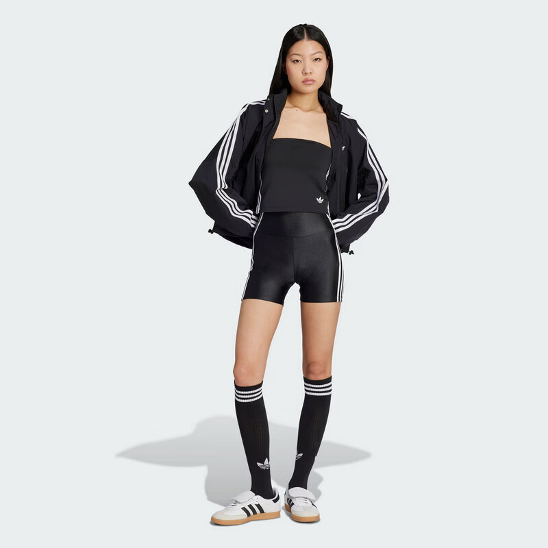Adidas Originals Women's 3S WINDBREAKER Windbreaker Jacket JX1451 Black M 5