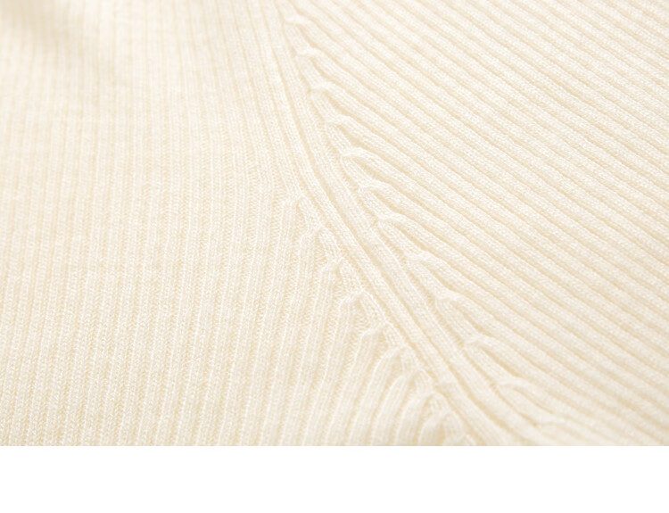 Dme [Elegant V-Neck Knit Sweater] Spring And Autumn Lightweight Mature Sister Layered Inner Wear Slimming Elegant Knit Sweater for Wome 15