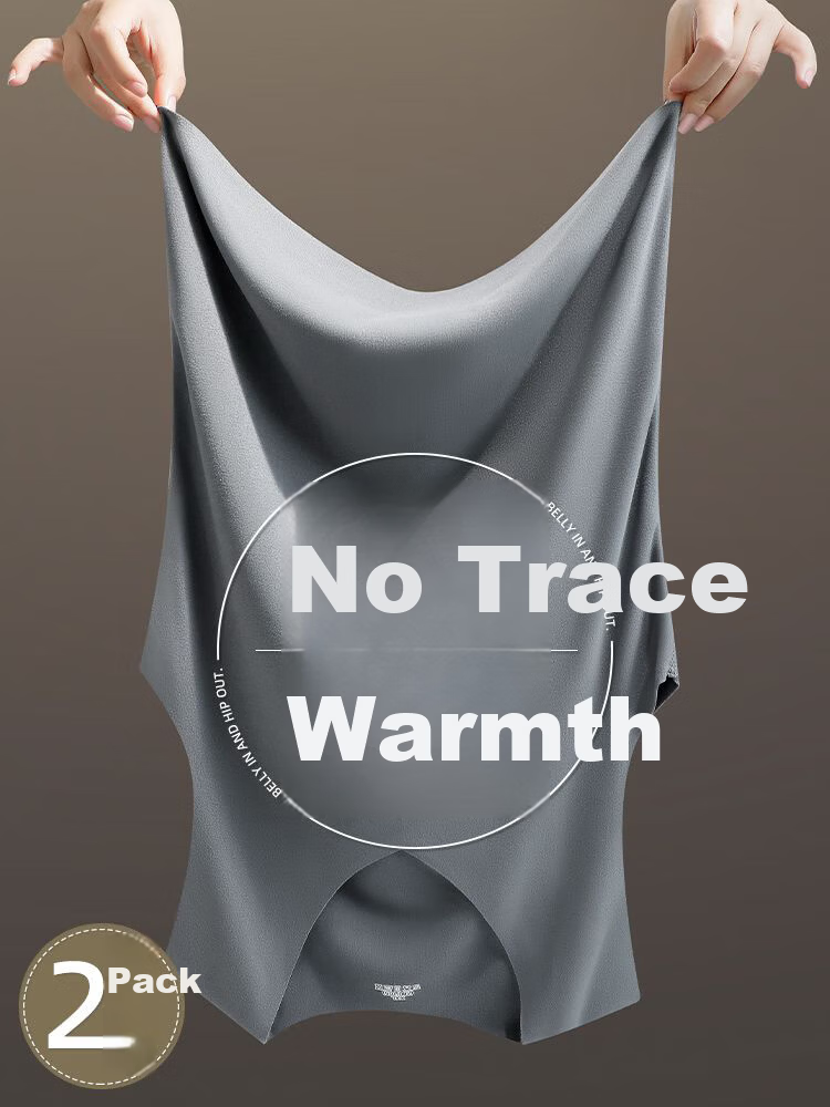 Chonger Men's Thermal Vest Seamless Thickened Fleece Double-Sided Autumn Winter Plus Size Base Layer Sleeveless Vest Underwear 2