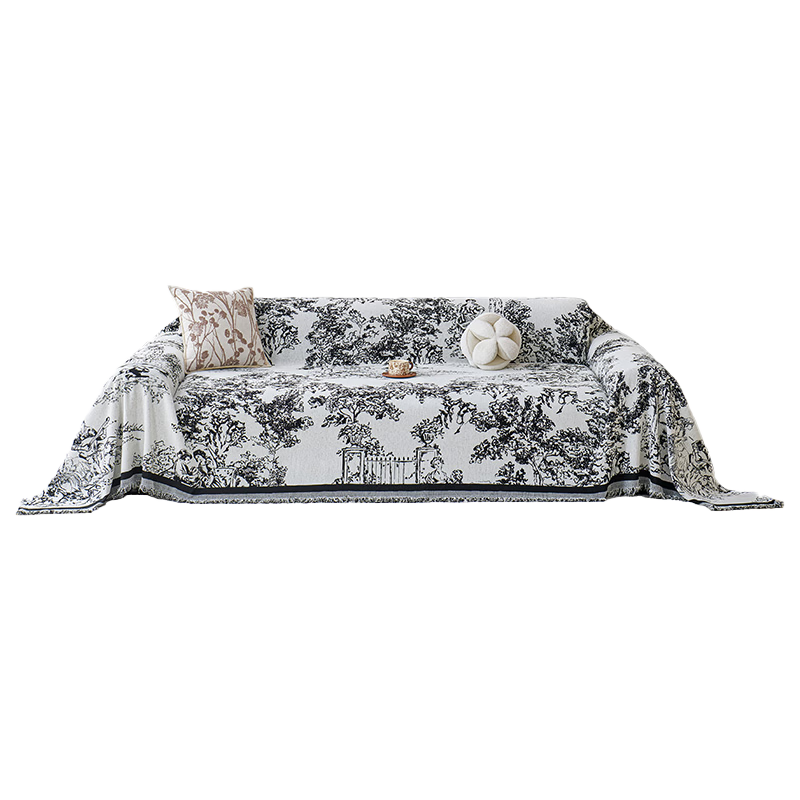 Saint Valentine Chenille Sofa Cover Four Seasons Universal Non-Slip Sofa Pad Full Cover High-End Feel 180*340cm