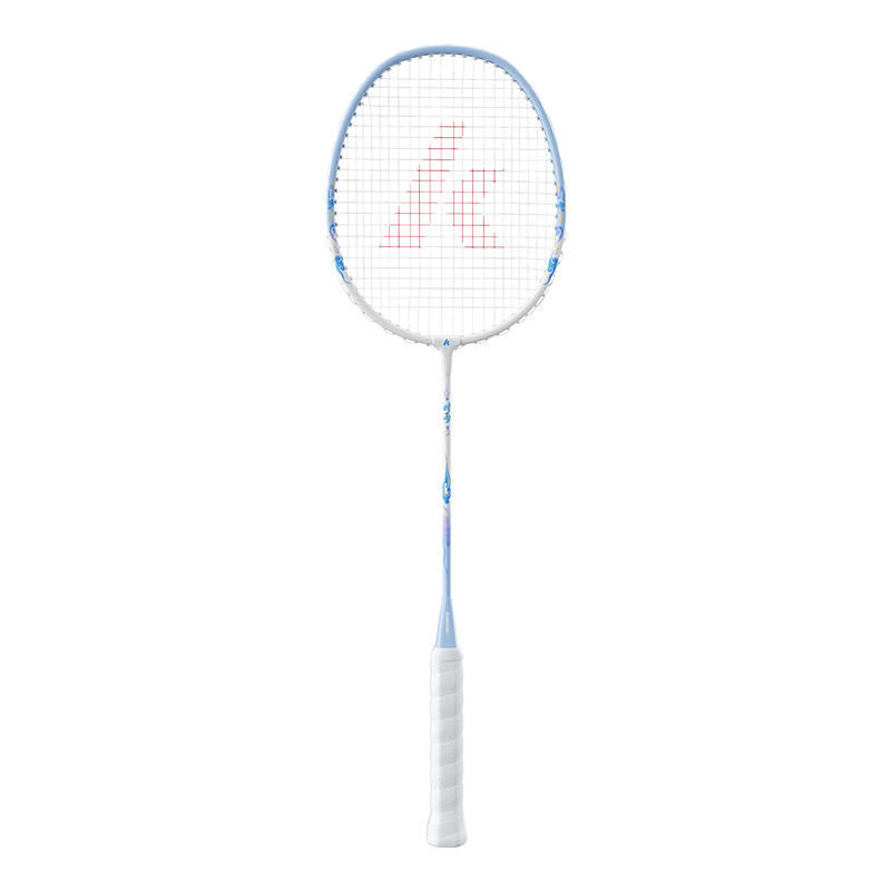 Kawasaki Badminton Racket Set Training Match Ultra-Light Durable Adult Student Set Shiyu Double Rackets Blue/Black