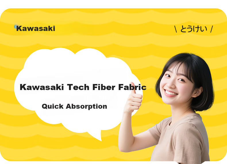 Little Seal Japanese Flat Mop 33cm with 2 Cloths, Hands-Free Washing, Household Dual-Use Wet and Dry Lazy Mop Cleaning Tool 7