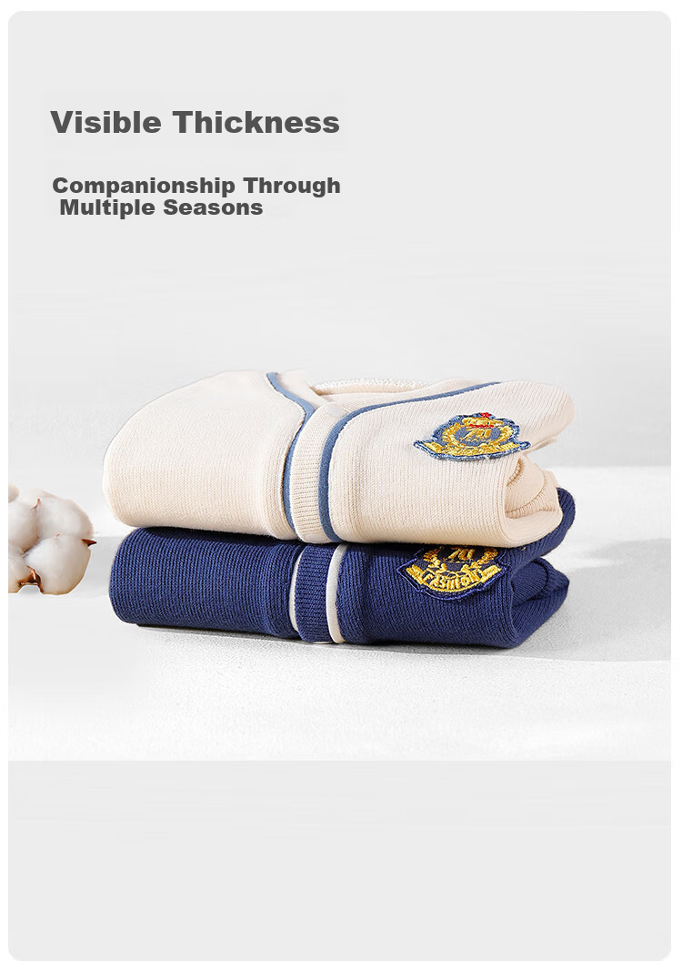 Yishuang'er Baby Jacket Spring Autumn Cotton Toddler Knit Cardigan Cute Trendy Navy Blue 110 4